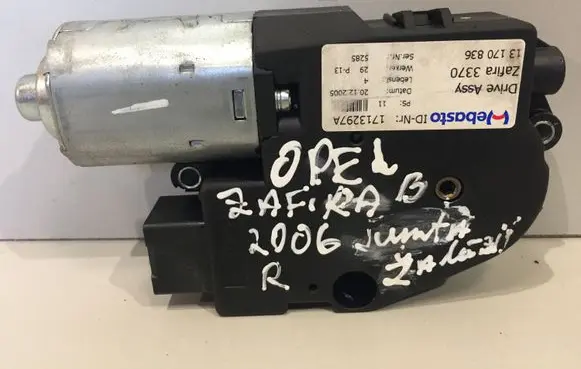 Opel Zafira B Sunroof motor/actuator 1713297A 13170836