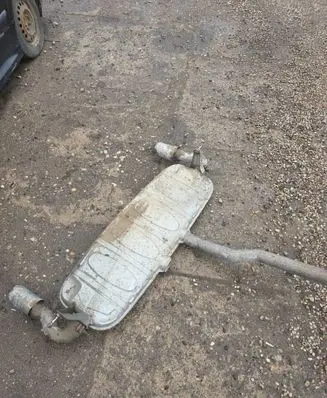 Audi Q7 4L Rear muffler/silencer tail pipe