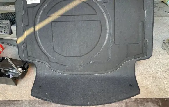 Mercedes-Benz C W204 Rear floor carpet liner A2046800042 00009F08 406077