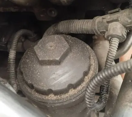 Volkswagen Golf V Oil filter cover 