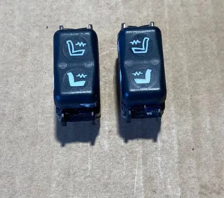 Mercedes-Benz E W124 Seat heating switch 1298207610 1298207510