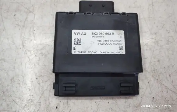 Audi A4 S4 B8 8K Other control units/modules 8K0959663B