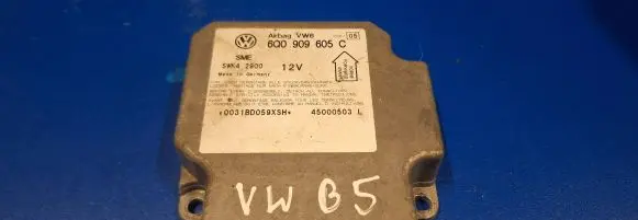 Volkswagen PASSAT B5.5 Airbag control unit/module 6Q0909605C 45000503L 5WK42900