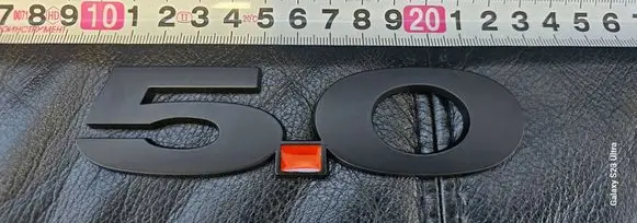 Ford Mustang VI Fender model badge letters 