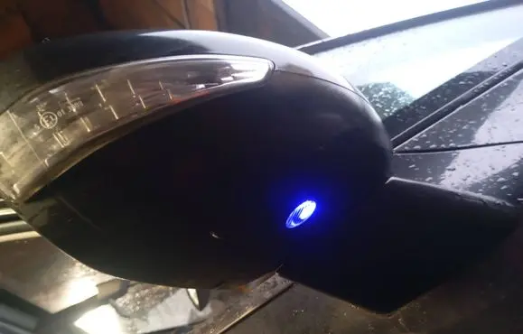 Citroen C4 II Picasso Front door electric wing mirror E9036724 A057273 E9026724