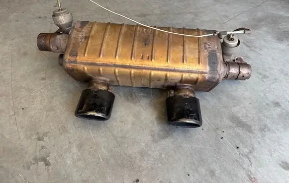 Porsche 911 991 Muffler/silencer 9p1251053a 9p1120b