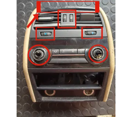 BMW 7 F01 F02 F03 F04 Climate control unit 39082013 0000433616 900256570004