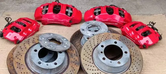 Porsche 911 991 Brake discs and calipers set 991351425 991351423 970352425