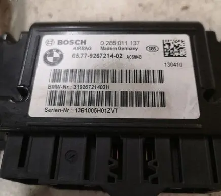 BMW 1 F20 F21 Airbag control unit/module 0285011137 6577926721402