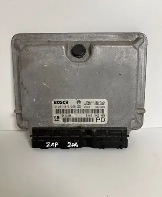Opel Zafira A Engine control unit/module 24417169 28SA4805 0281010268