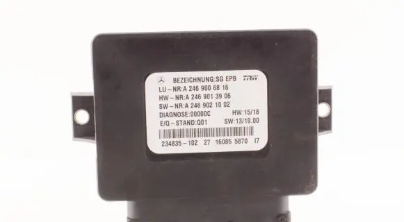 Mercedes-Benz GL X166 Hand brake control module A2469006816 A2469013906 A2469021002