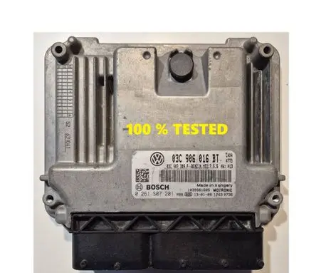 Volkswagen Jetta VI Engine control unit/module 0261S07201 03C906016BT 03C907309F