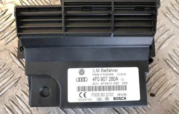 Audi A6 S6 C6 4F Comfort/convenience module 4F0907280A 4F0910280 F005S00102