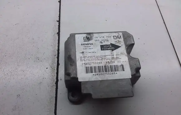 Opel Zafira A Airbag control unit/module 24416704