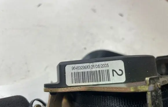 Peugeot 407 Rear seatbelt 96463299XX A6018919
