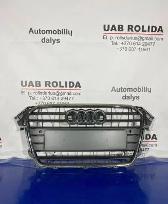 Audi A4 S4 B8 8K Front bumper upper radiator grill 8K0853651E 8K0853651F