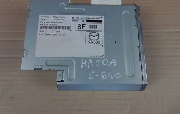 Mazda CX-3 Sound amplifier GMM666DRX