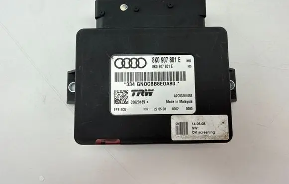Audi A4 S4 B8 8K Hand brake control module 8K0907801E