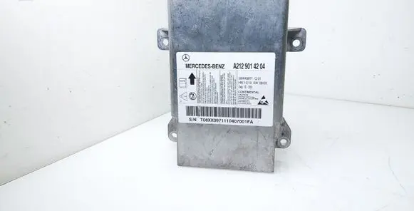 Mercedes-Benz E W212 Airbag control unit/module A2129014204 5WK4387