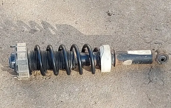 Volkswagen Touareg I Rear shock absorber with coil spring 7L6513029G