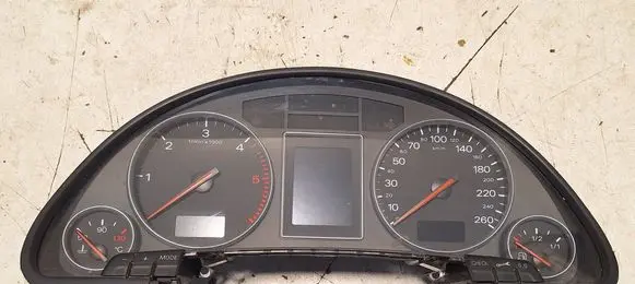 Audi A4 S4 B6 8E 8H Speedometer (instrument cluster) 8E0920900K 0263626G 060303