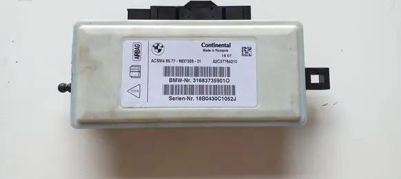 BMW X5 F15 Airbag control unit/module 6837359