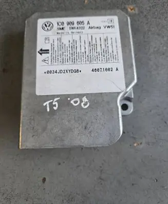 Volkswagen Transporter - Caravelle T5 Airbag control unit/module 1C0909605A 46071002A 0034JD2YDG8