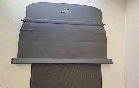Parcel shelf load cover