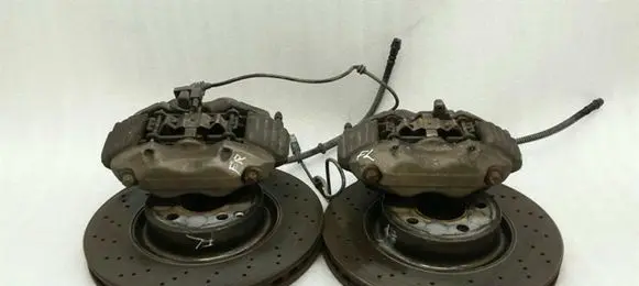 Mercedes-Benz CL C216 Brake discs and calipers set A2214211012 A0034205183