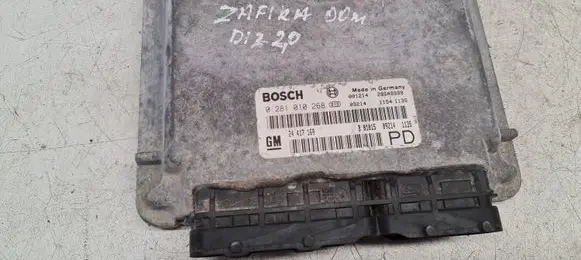 Opel Zafira A Engine control unit/module 0281010268 24417169