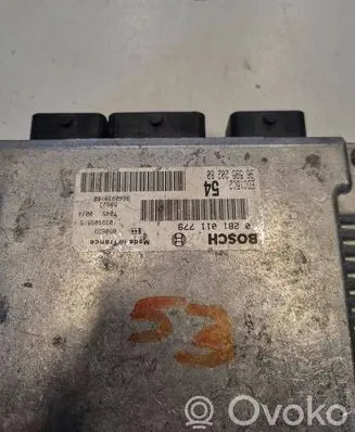 Citroen C8 Engine control unit/module 0281011779