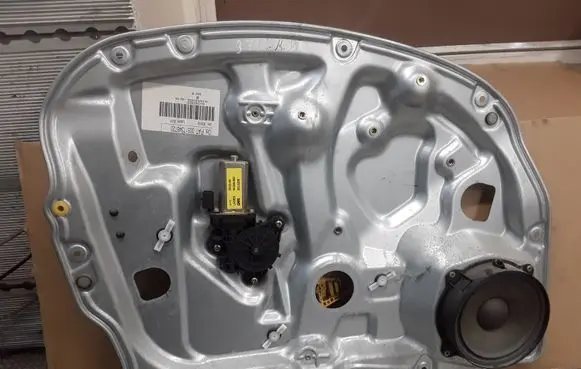 Fiat Idea Front door window regulator with motor 00517348720
