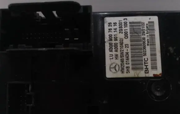 Mercedes-Benz E W212 Air conditioner control unit module A0009007626 A0009011416 5HB01443423
