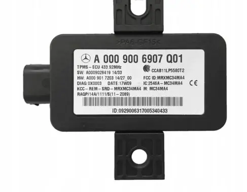 Mercedes-Benz C W205 Tire pressure control unit A0009006907