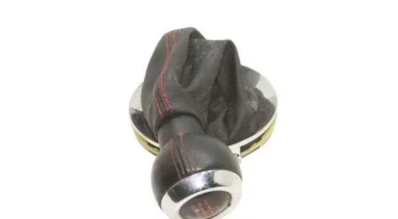 Mini One - Cooper Coupe R56 Gear lever shifter trim leather/knob 