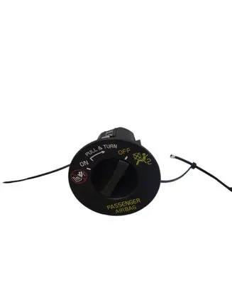 Passenger airbag on/off switch