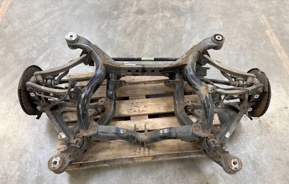 Volkswagen Touareg II Rear axle beam 7P6599030D 7P0500041 7P0616571