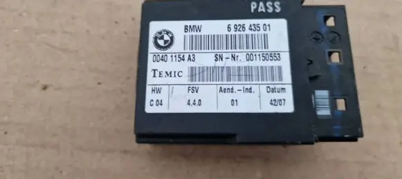 BMW 5 E60 E61 Seat control module 6926435PMI