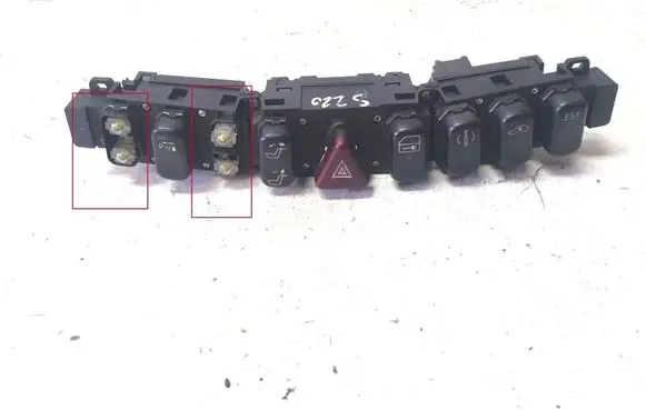 Mercedes-Benz S W220 Hazard light switch 2208206110