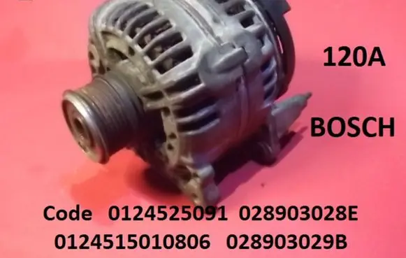 Volkswagen Sharan Generator/alternator 0124525091 028903028E