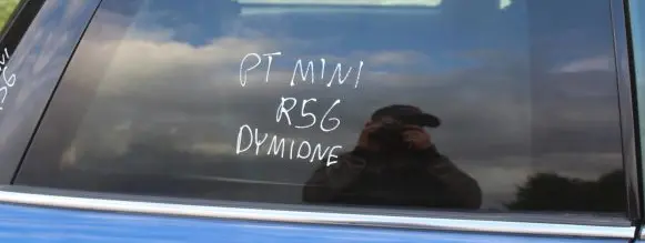Mini One - Cooper Coupe R56 Rear side window