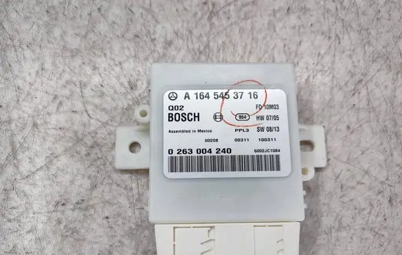 Mercedes-Benz ML W164 Parking PDC control unit/module A1645453716
