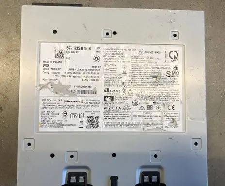Volkswagen Golf VIII MMI control unit 572035816B 572035816
