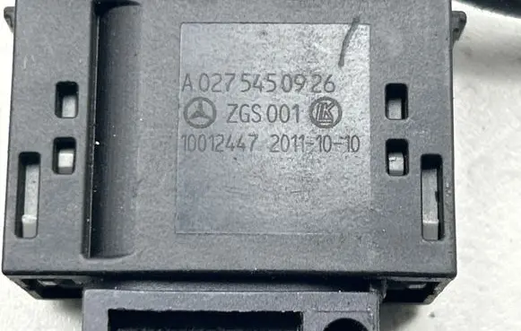 Mercedes-Benz C W204 Exhaust gas pressure sensor A0275450926 ZGS001 10012447