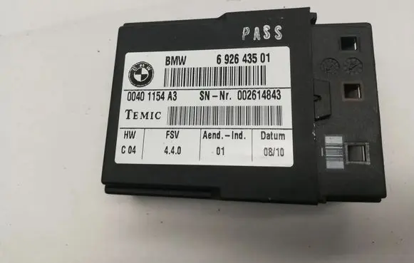 BMW 3 E90 E91 Seat control module 692643501