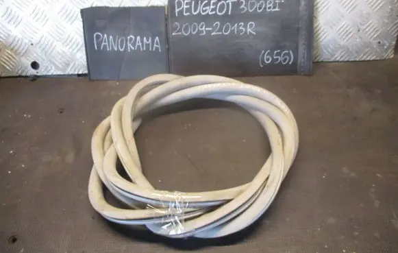 Peugeot 3008 I Rubber seal loading door window/glass 