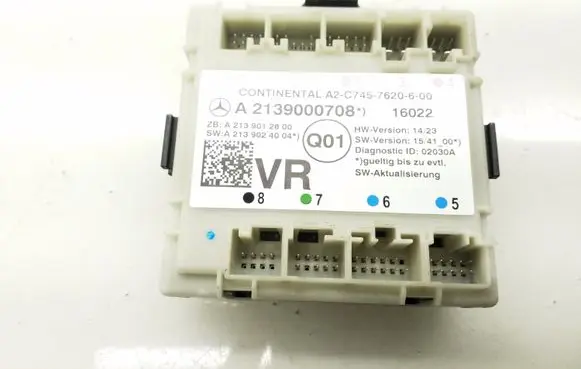 Mercedes-Benz E W213 Door control unit/module A2139000708