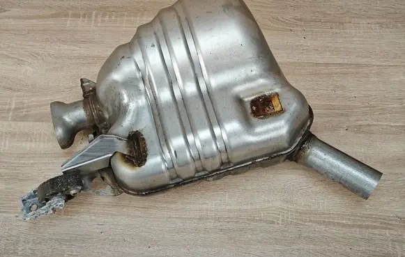 Audi A6 S6 C7 4G Rear muffler/silencer tail pipe 4G0253611M