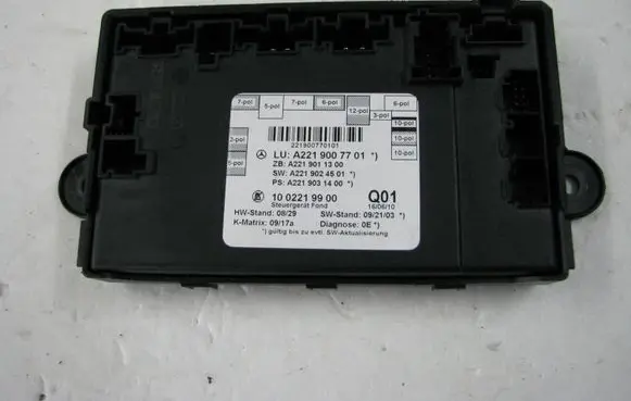 Mercedes-Benz S W221 Door control unit/module A2219007701