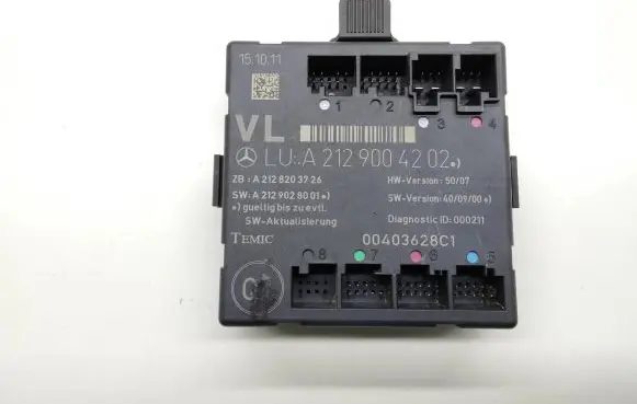 Mercedes-Benz GLK (X204) Door control unit/module A2129004202 A2128203726 A2129028001